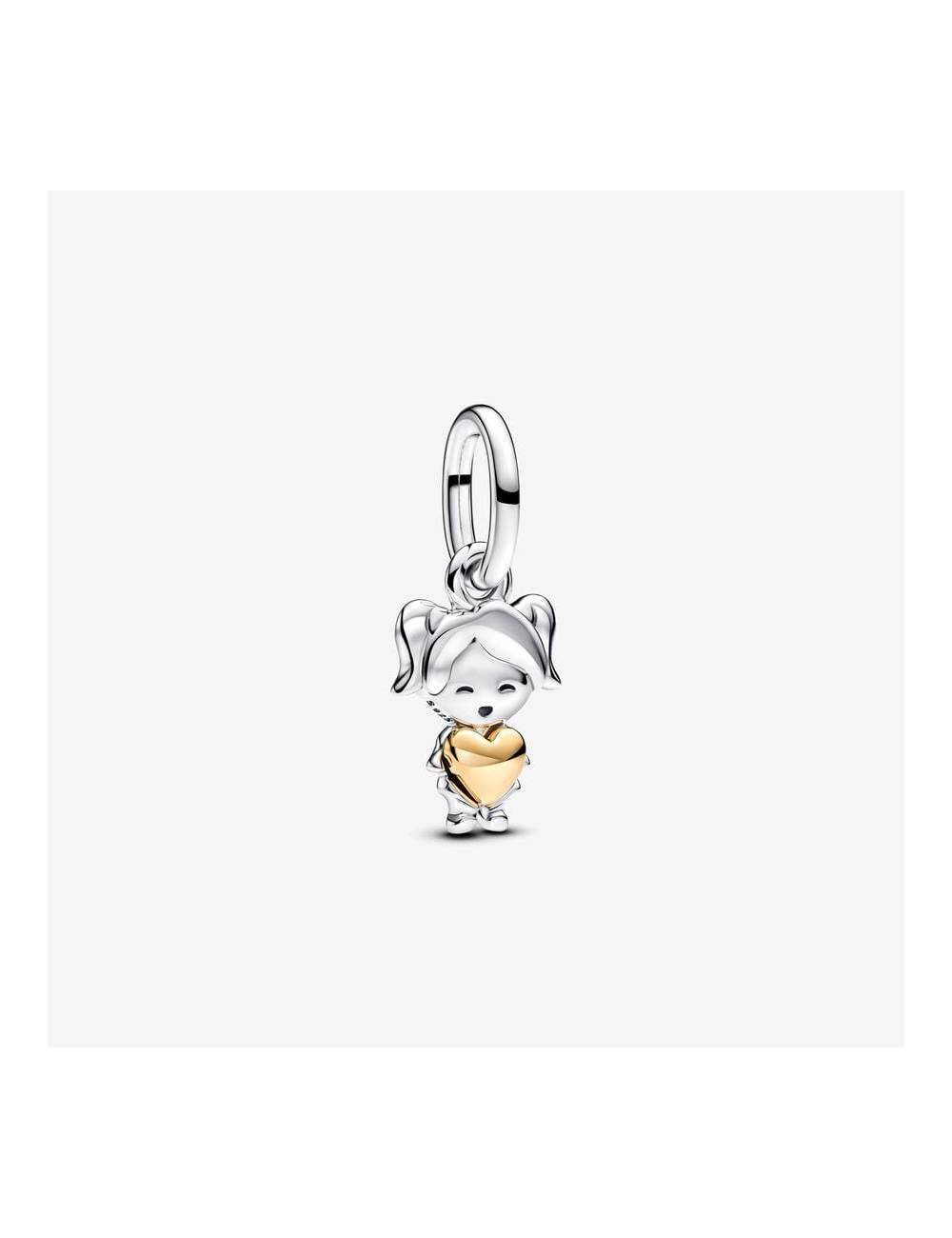 Charm Pandora Pendente Bimba Felice