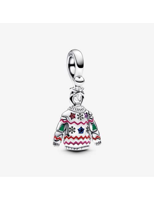 Charm Pandora Pendente maglione di Natale