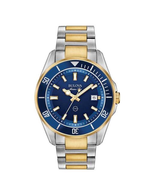 Orologio Bulova Marine Star Bicolore con Quadrante Blu