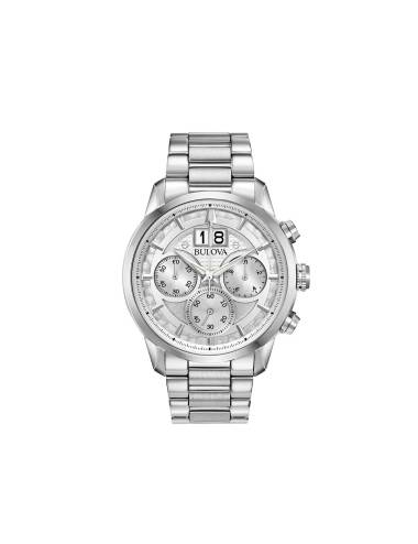 Orologio Bulova da Uomo Sutton Big Date Cronografo con Quadrante Silver