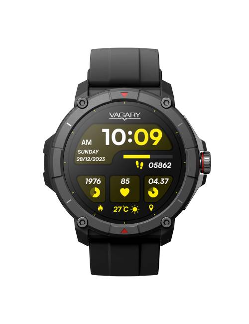 Smartwatch Vagary Cassa Rotonda Nero