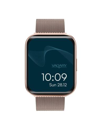 Smartwatch Vagary Rose Cassa Rettangolare con Maglia Milano