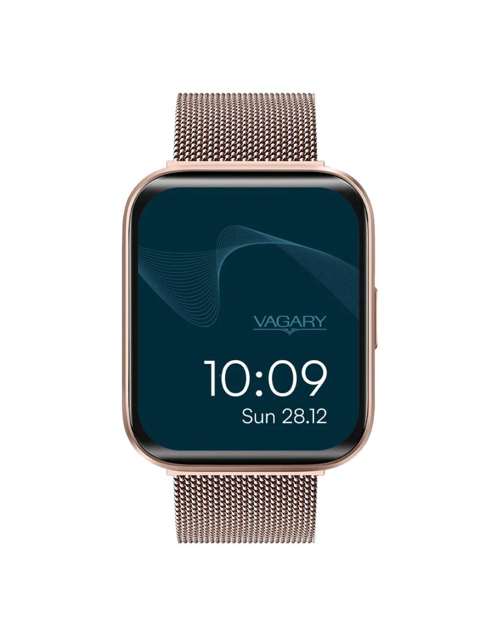 Smartwatch Vagary Rose Cassa Rettangolare con Maglia Milano