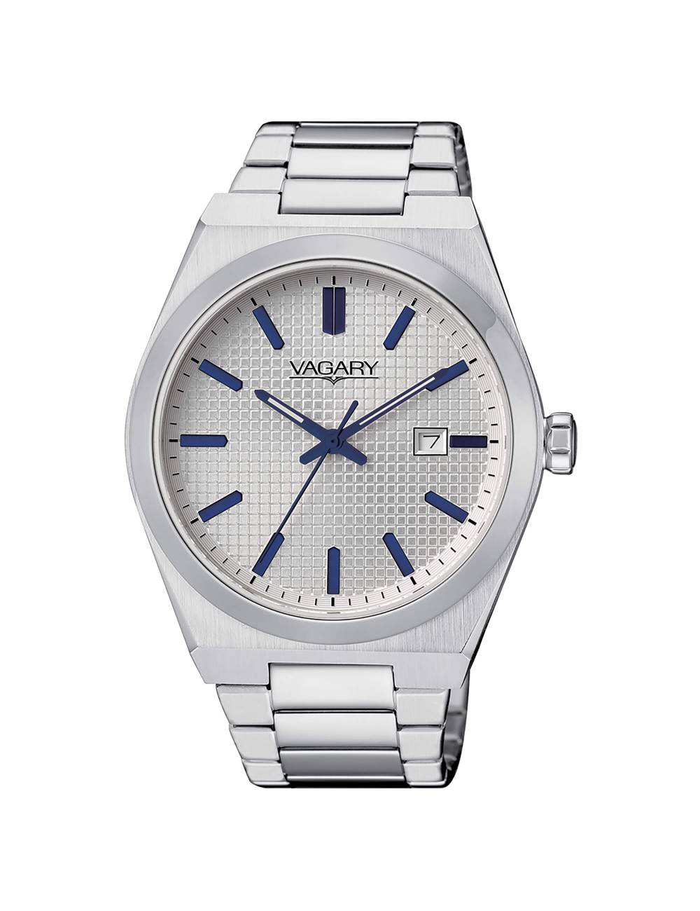 Orologio Vagary Timeless con Quadrante Silver con Indici Blu