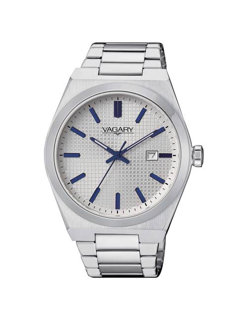 Orologio Vagary Timeless con Quadrante Silver con Indici Blu