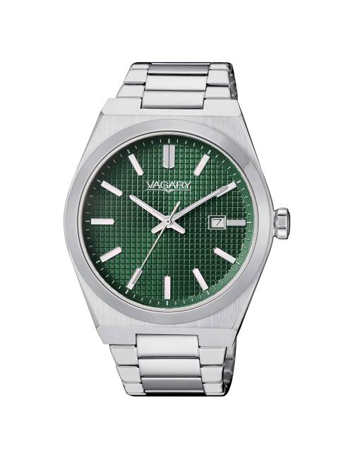 Orologio Vagary Timeless in Acciaio con Quadrante Verde