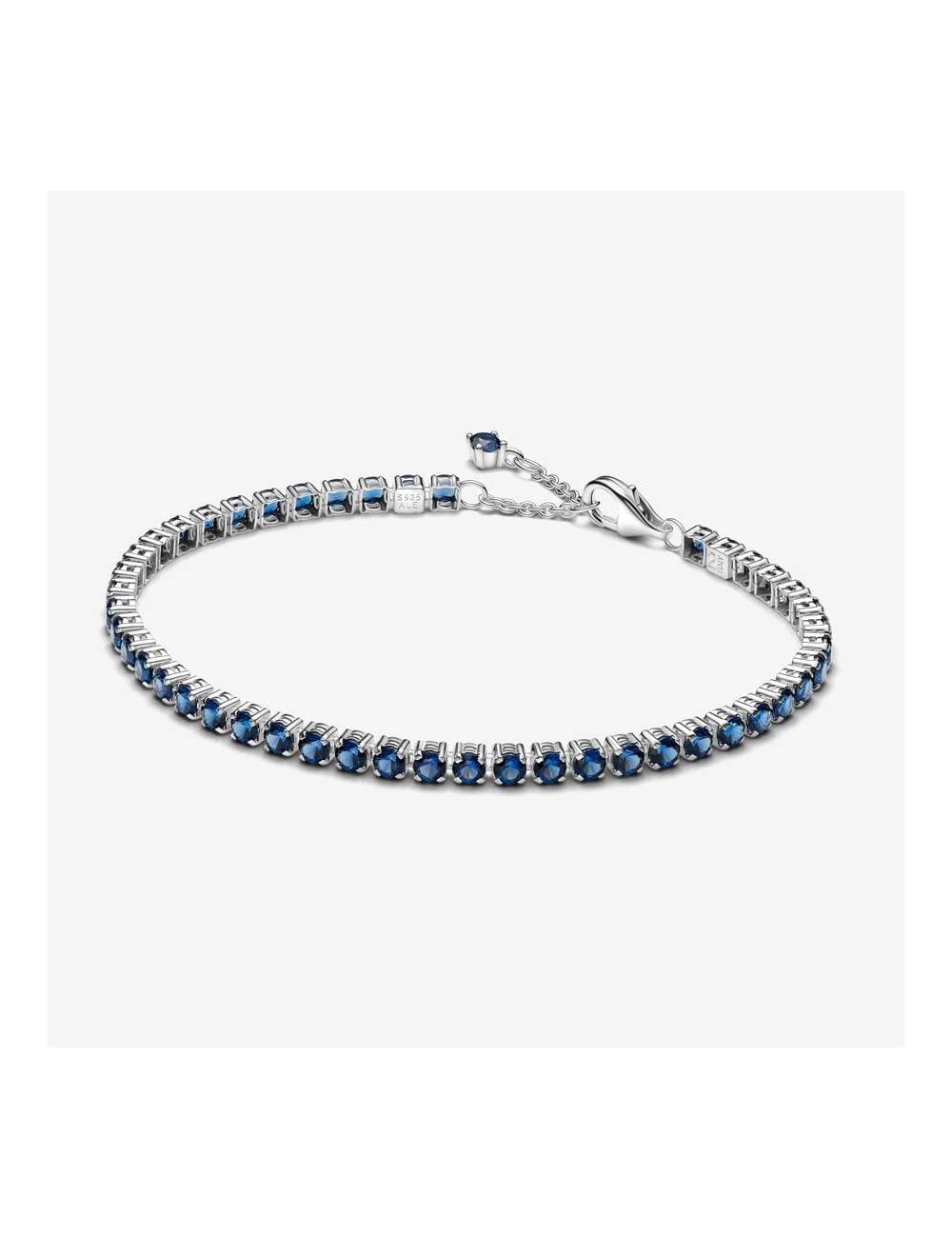 Bracciale Tennis Pandora con Pietre Blu