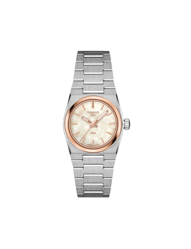 Orologio Tissot PRX 25 mm in Acciaio Ghiera Rosè Quadrante Madreperla