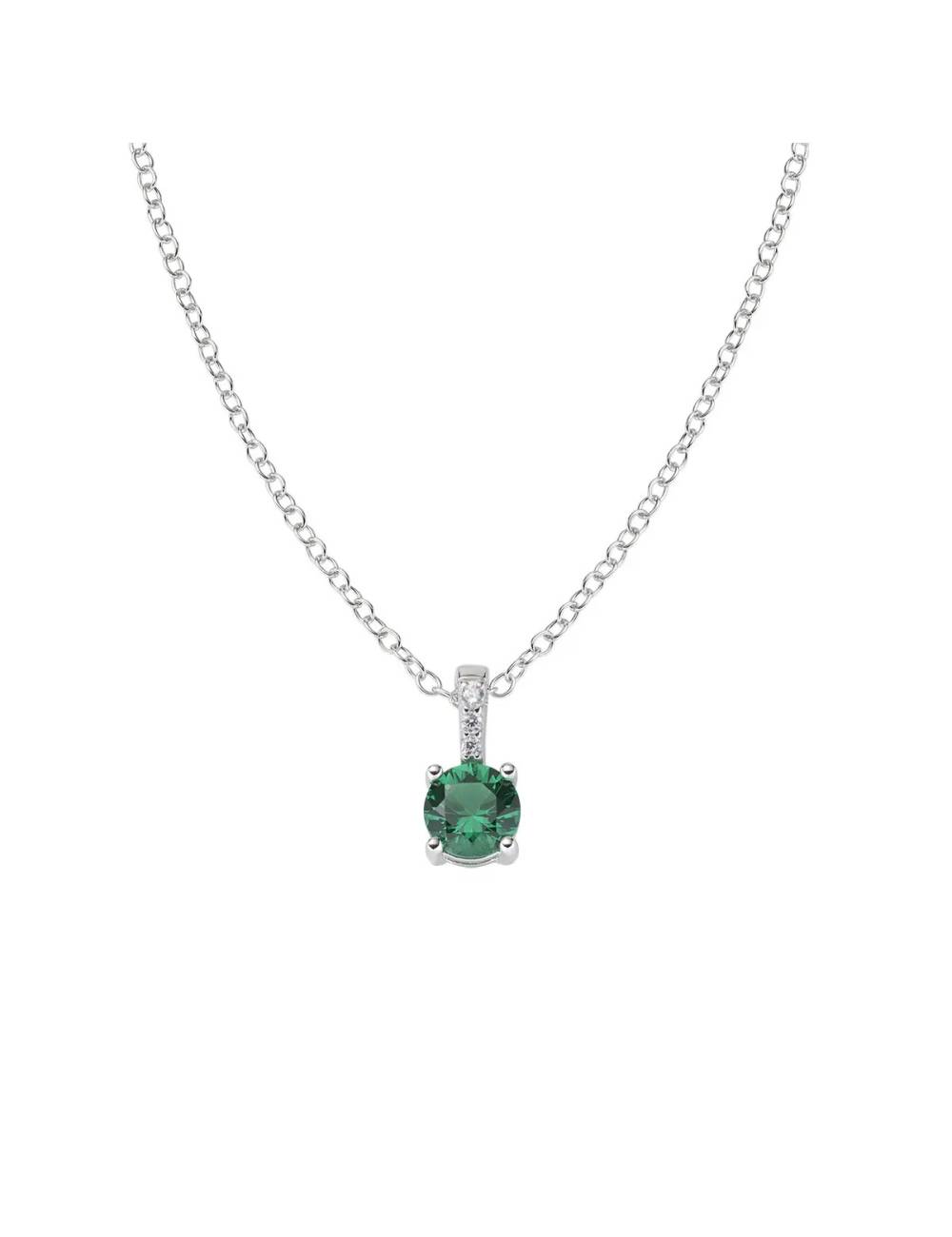 Collana Amen Punto Luce Verde