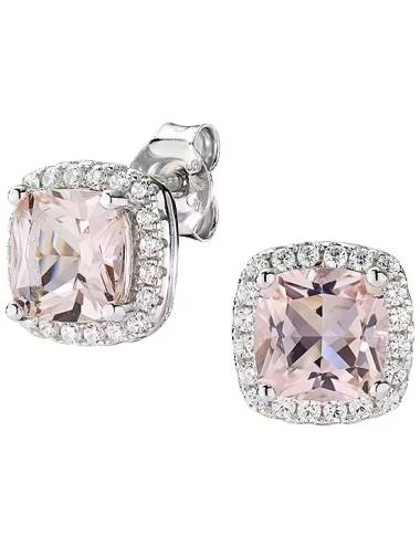 Orecchini Amen Lady con Morganite Taglio Radiant