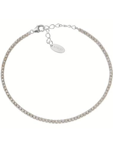 Bracciale Amen Tennis Mania con Zirconi Champagne