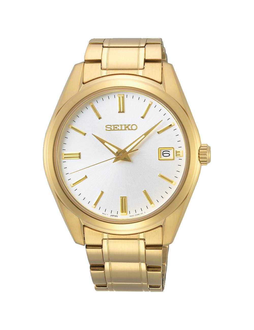 Orologio Seiko da Uomo Classic in Acciaio Placcato Oro Giallo