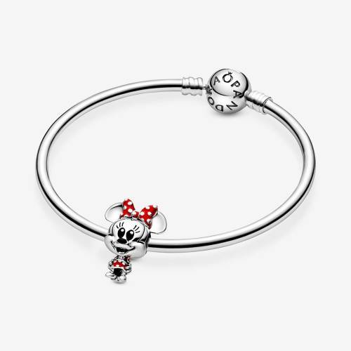 Charm Pandora Disney, Minnie con Vestito e Fiocco a pois