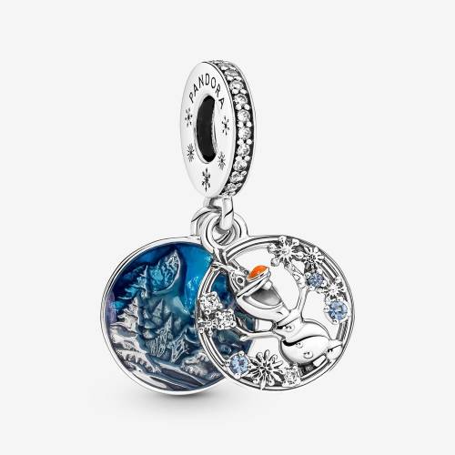 Charm Pandora Disney, Frozen Pendente Olaf nella neve