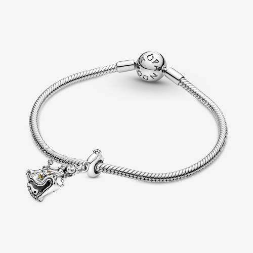 Charm Pandora Disney , La Bella e La Bestia