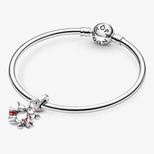 Charm Pandora Disney, Pendente Mickey Mouse e Minnie, Il Bacio