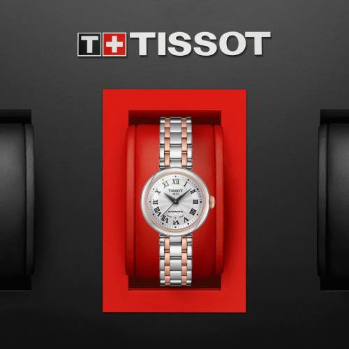 Tissot Bellissima Automatic con quadrante argento e numeri romani