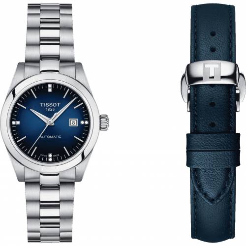 Tissot T-my Lady Automatic Con quadrante blu e diamanti