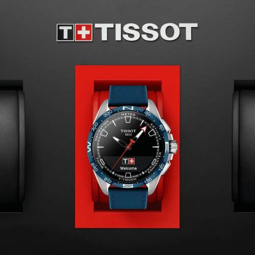 Tissot T-Touch Connect Solar Blu con cassa in titanio