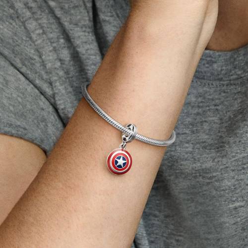 Charm Pandora Marvel, Pendente Scudo di Captain America