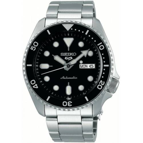 Orologio Seiko 5 Sport SRPDK3 con cinturino acciaio nero