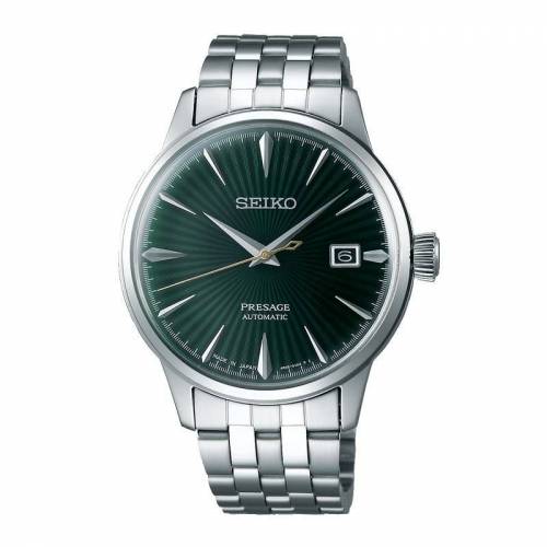 Orologio da uomo Seiko con quadrante verde soleil automatico SRPE15J1