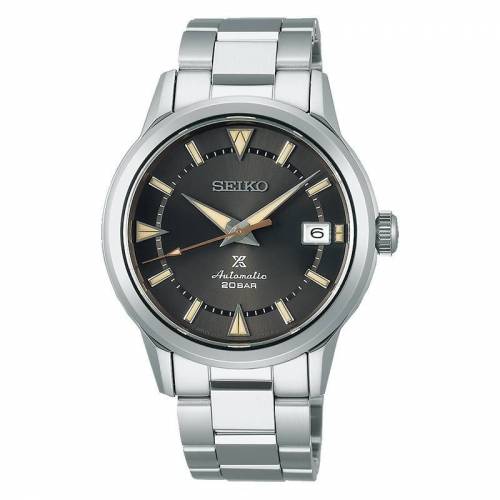 Orologio da uomo Seiko Prospex New Alpinist nero SPB243J1