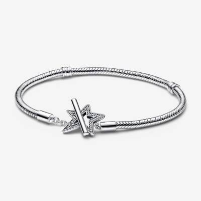 Bracciale con Chiusura a T e Stella