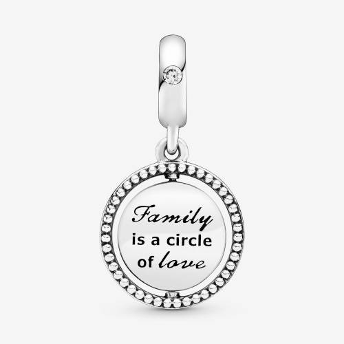 Charm Pendente Albero della Famiglia Girevole