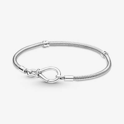 Bracciale Pandora con Chiusura a Nodo Infinito