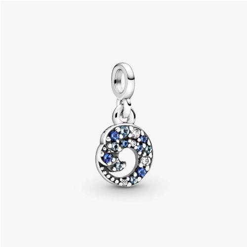 Mini Charm Pandora Pendente La mia Onda dell’Oceano Blu