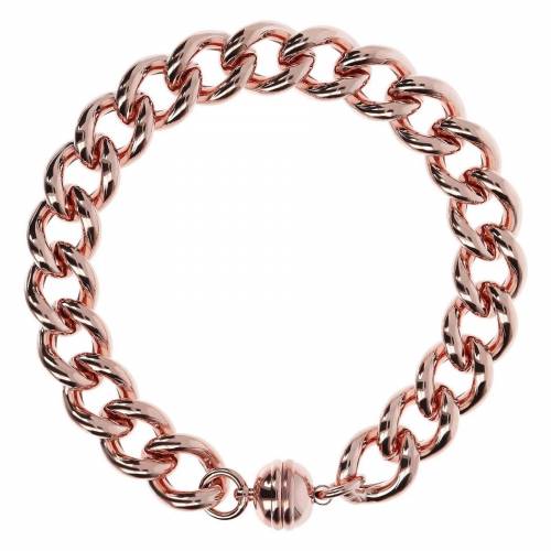 Bracciale Bronzallure a Catena con Chiusura Magnetica in golden rose