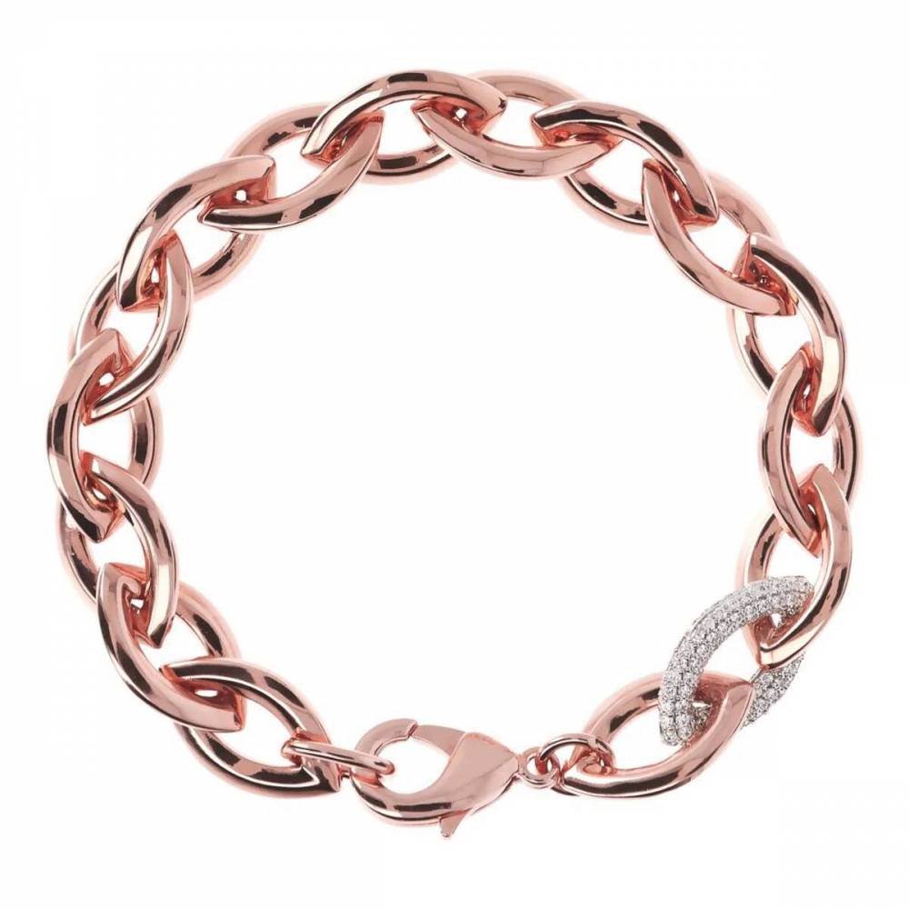 Bracciale Bronzallure Maglia Marquise con pavè di zirconi