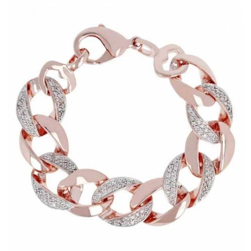 Bracciale Bronzallure Altissima Maglia Groumette con Zirconi