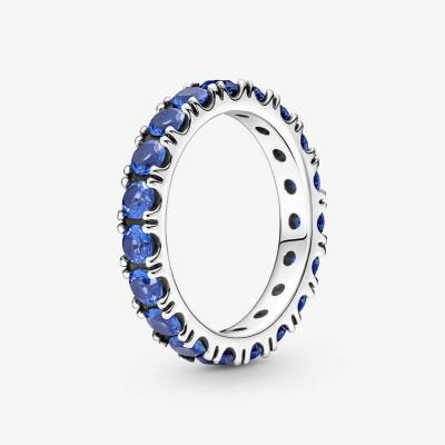 Anello Pandora Fascia Scintillante Blu