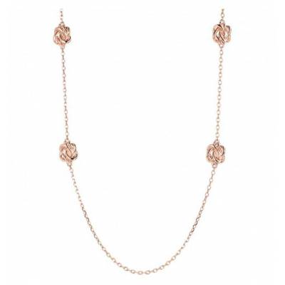 Collana Bronzallure in Golden Rose con nodi