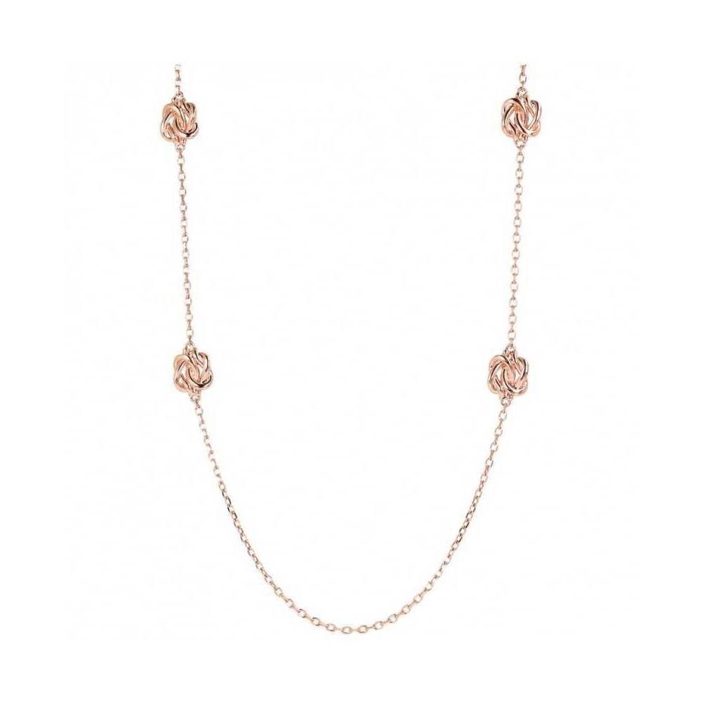 Collana Bronzallure in Golden Rose con nodi