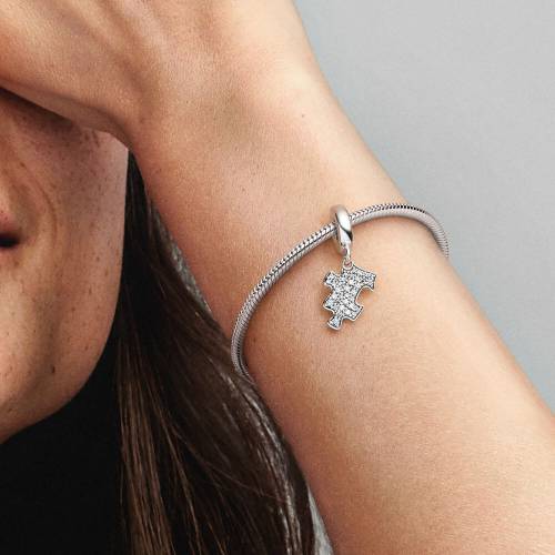 Charm Pandora pendente puzzle dell'amicizia