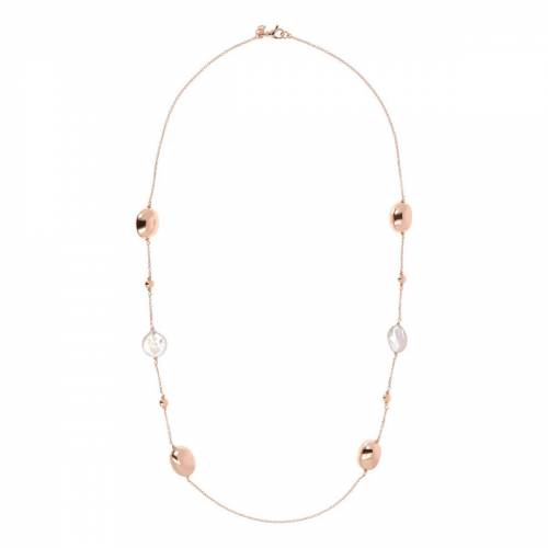 Collana Bronzallure con perle Barocche ed elementi lucidi