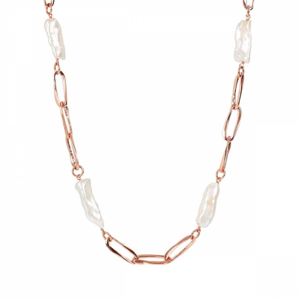 Collana Bronzallure con Perle Barocche Maxima