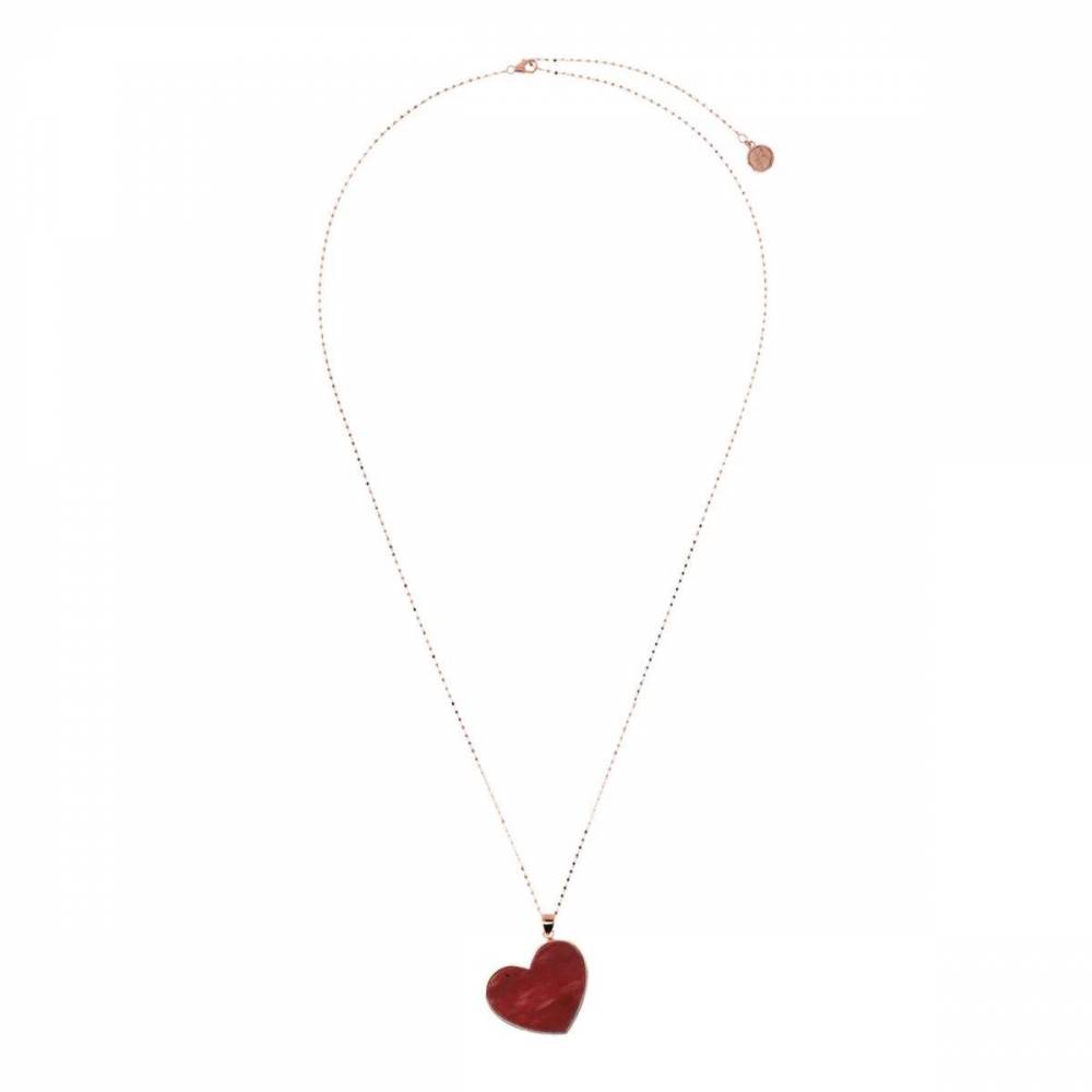 Collana Bronzallure San Valentino Catena Cuori Maglia Ovale