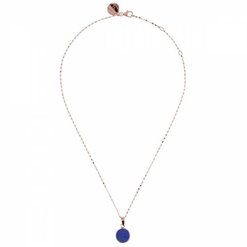 Collana Bronzallure con Pendente Mini a Disco in Pietra Naturale