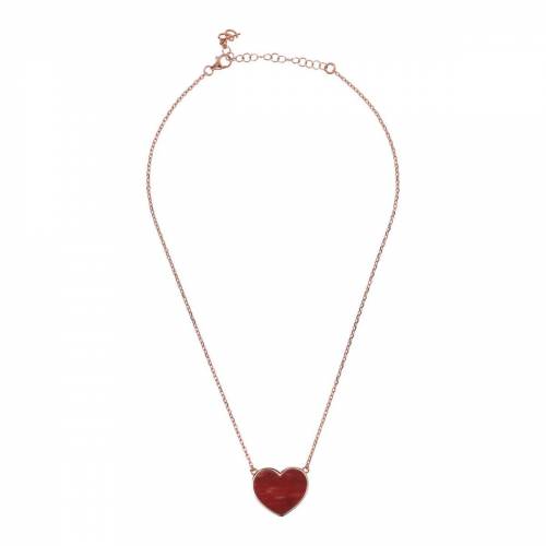 Collana Bronzallure con Pendente Cuore in Pietra Naturale