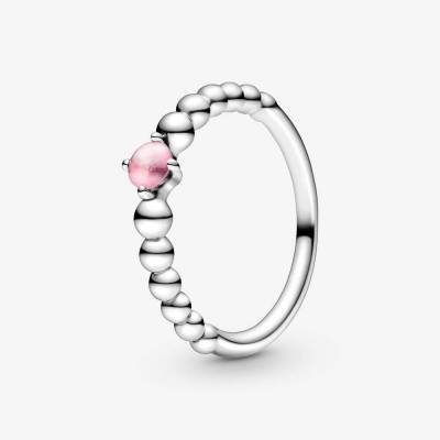 Anello Pandora Rosa Decorato con Sfere