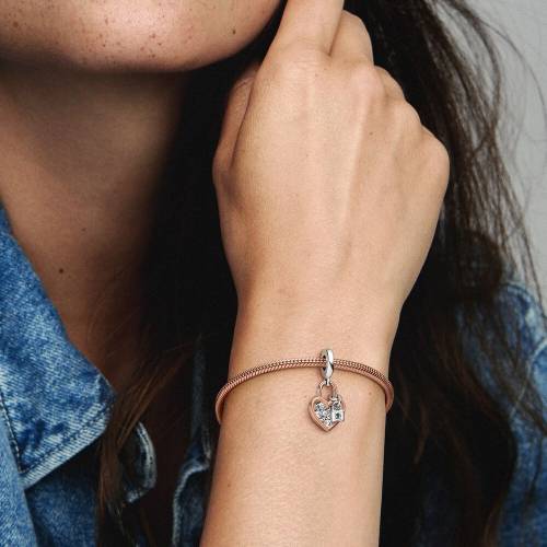 Charm Pandora pendente Lucchetto "Together Always"