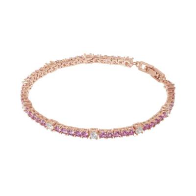 Bracciale Tennis Bronzallure con Zirconi