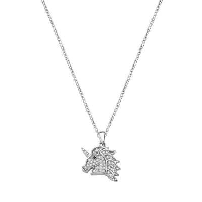 Collana Amen Unicorno Zirconato