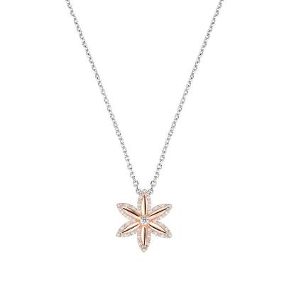 Collana Amen con Fiore della Vita Rosè