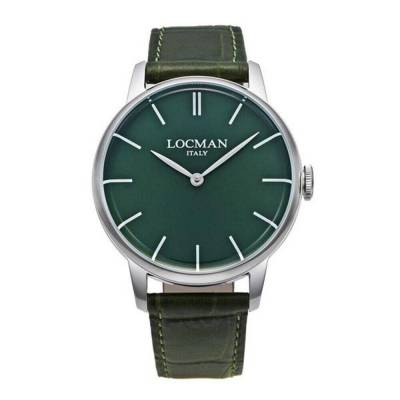 Orologio Locman 1960 con Quadrante Verde con Cinturino in Pelle