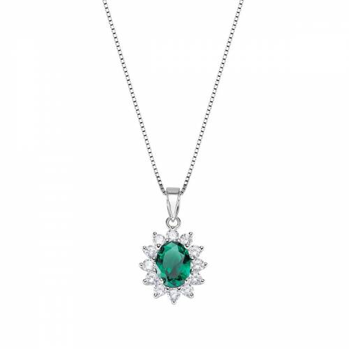 Collana Amen Royal Lady con Zircone Verde